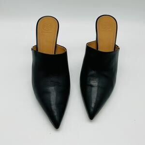 Tory Burch Penelope Mule Shoes in Black Size 10 1/2